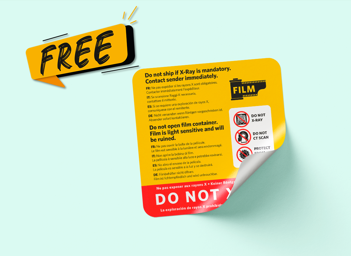 Free Do Not XRAY Sticker