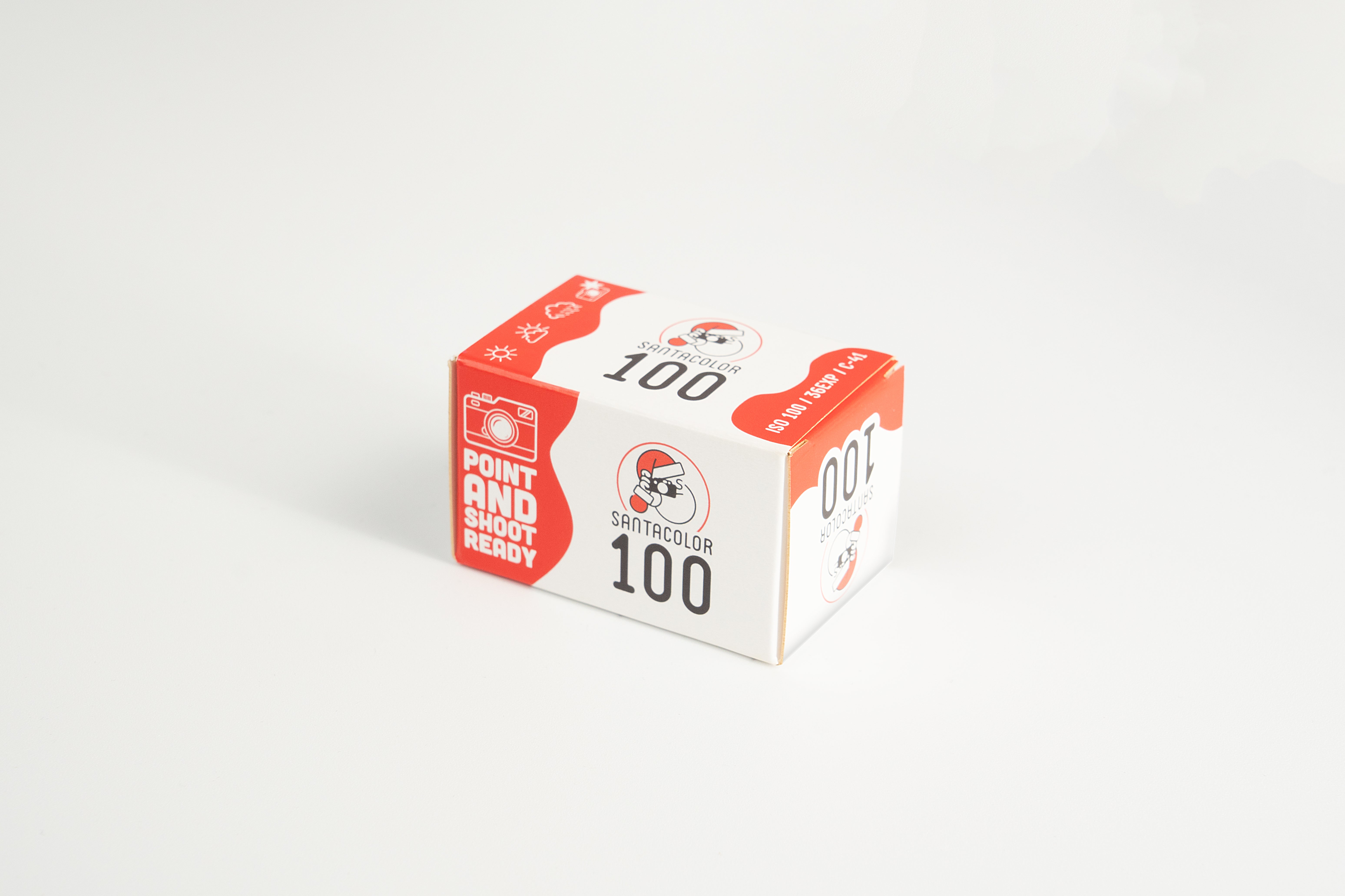 Optik Oldschool SantaColor 100 film packaging